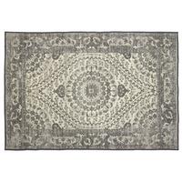 wilko distressed rug grey 120 x 170cm