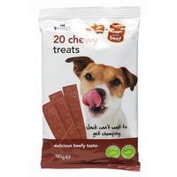 Wilko Dog Treats Chewy Beef Flavour 20pk