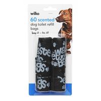 Wilko Pet Waste Bags Refill 60pk