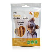 Wilko Dog Treats Chicken and Hide Twisters 90g