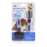Wilko Small Animal Grooming Kit 2pc