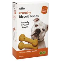 wilko dog treats crunchy biscuit bones 650g