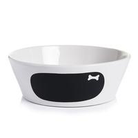 wilko chalkboard dog bowl medium