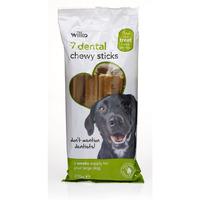 Wilko Dog Treats Dental Chewy Sticks 7pk