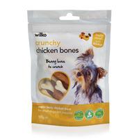 wilko dog treats chicken and calcium bones 100g