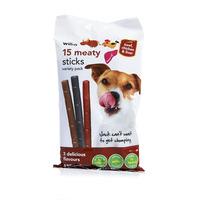 wilko meaty sticks mixed beef chicken liver 15pack