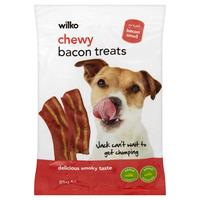 Wilko Dog Treats Chewy Bacon 85g