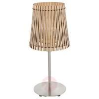With wooden lampshade  Sendero table lamp