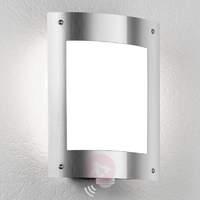 wiando contemporary exterior wall lamp incl sensor