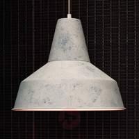 With a broad lampshade  Berenice hanging light