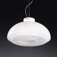 With clear crystals - Reflex hanging light, 45 cm