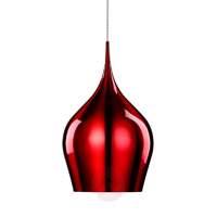 wine red vibrant hanging light