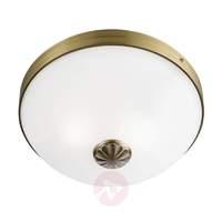 Windsor ceiling light with antique brass look
