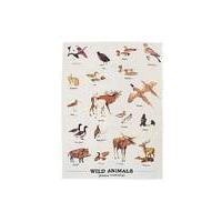 Wild Animals Tea Towel
