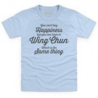 Wing Chun Happiness Kid\'s T Shirt