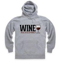 wine hoodie