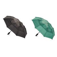 Windproof Umbrella (Buy 1, Get 1 FREE!), Green and Black