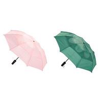 Windproof Umbrella (Buy 1, Get 1 FREE!), Pink and Green