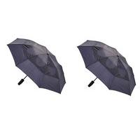 Windproof Umbrella - Buy 1, Get 1 FREE, Navy x 2