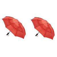 Windproof Umbrella (Buy 1, Get 1 FREE!), Red x 2