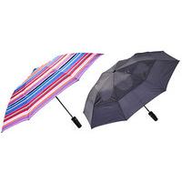Windproof Umbrella (Buy 1, Get 1 FREE!), Multi Orange purple and Black