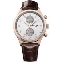 william l 1985 mens small chronograph watch