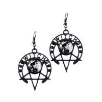 witch moon gothic earrings