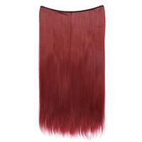 Wig Red 55CM Synthetic High Temperature Wire Straight Hair Piece Color 118