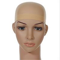 Wig Caps (2 Packs) Wig Accessories Plastic Wigs Hair Tools Neutral Nude Beige