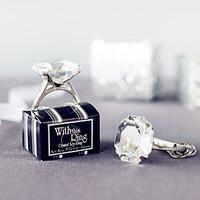 With This Ring Engagement Ring Keychain in Gift Box Wedding Favors