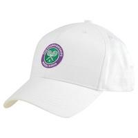 Wimbledon Crossed Rackets Cap White