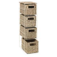 Wilko Rush 4 Drawer Unit Natural