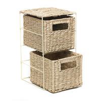 Wilko Rush 2 Drawer Unit Natural