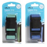 Wilko Luggage Strap Blue Green Assorted