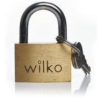 Wilko Padlock Brass 30mm