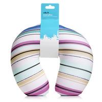 Wilko Travel Pillow Super Soft Stripe