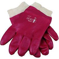 wickes pvc gloves red one size