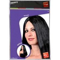 Witch Wig Black Long