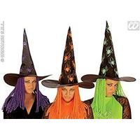 Witch Curly Neon Hair Halloween Hats Caps & Headwear For Fancy Dress Costumes