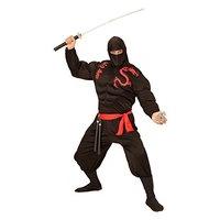 Widmann 00521 adult Costume Muscle Muscular Ninja, Ski Hat, Trousers And