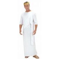 widmann 71791unisex toga fancy dress costume white