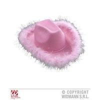 widmann 0075o felt cowgirl hat with marabou feathers one size