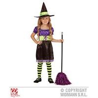 widmann childrens witch costume dress and hat