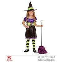 widmann childrens witch costume dress and hat