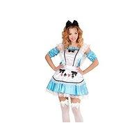 widmann 73431adult alice costume dress pettycoat and skirt sleeves 