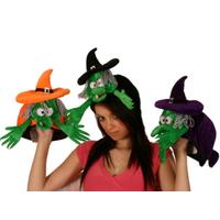 Witch Hat Head With Coloured Band