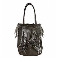 Widmann 01427 tote Handbag With Spiders And Ausgefranstem Netting