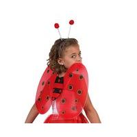 Wings Ladybird With Antennas 37x46cms
