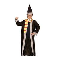Widmann 01147 - wizard Costume - hat, Scarf And Hat Fancy Dress Black
