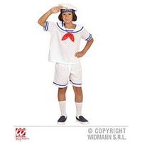widmann 03104 infant retro sailor fancy dress costume top shorts and h ...